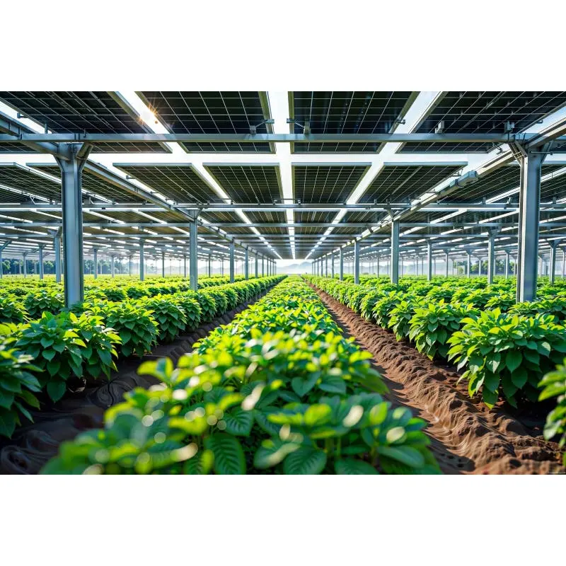 Système de serre solaire agrivoltaïque