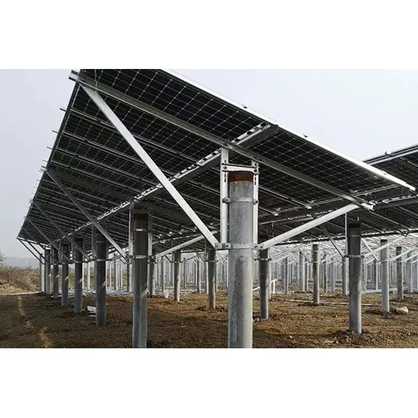 Système de montage solaire à poteau unique au sol