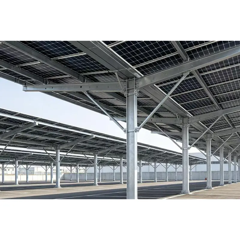 Structure en acier photovoltaïque