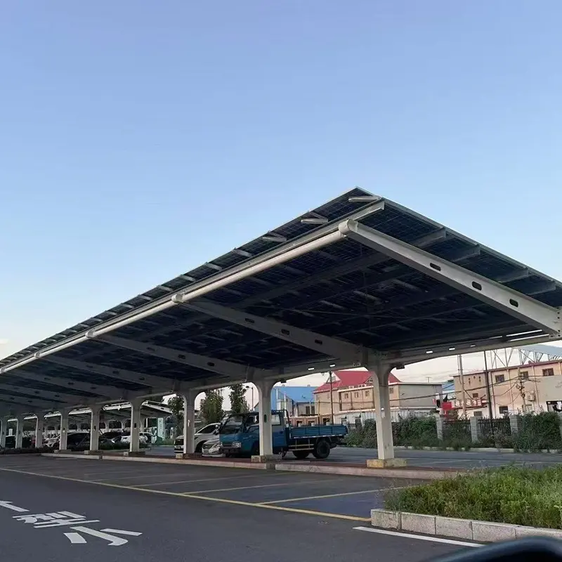 Abri de voiture solaire photovoltaïque